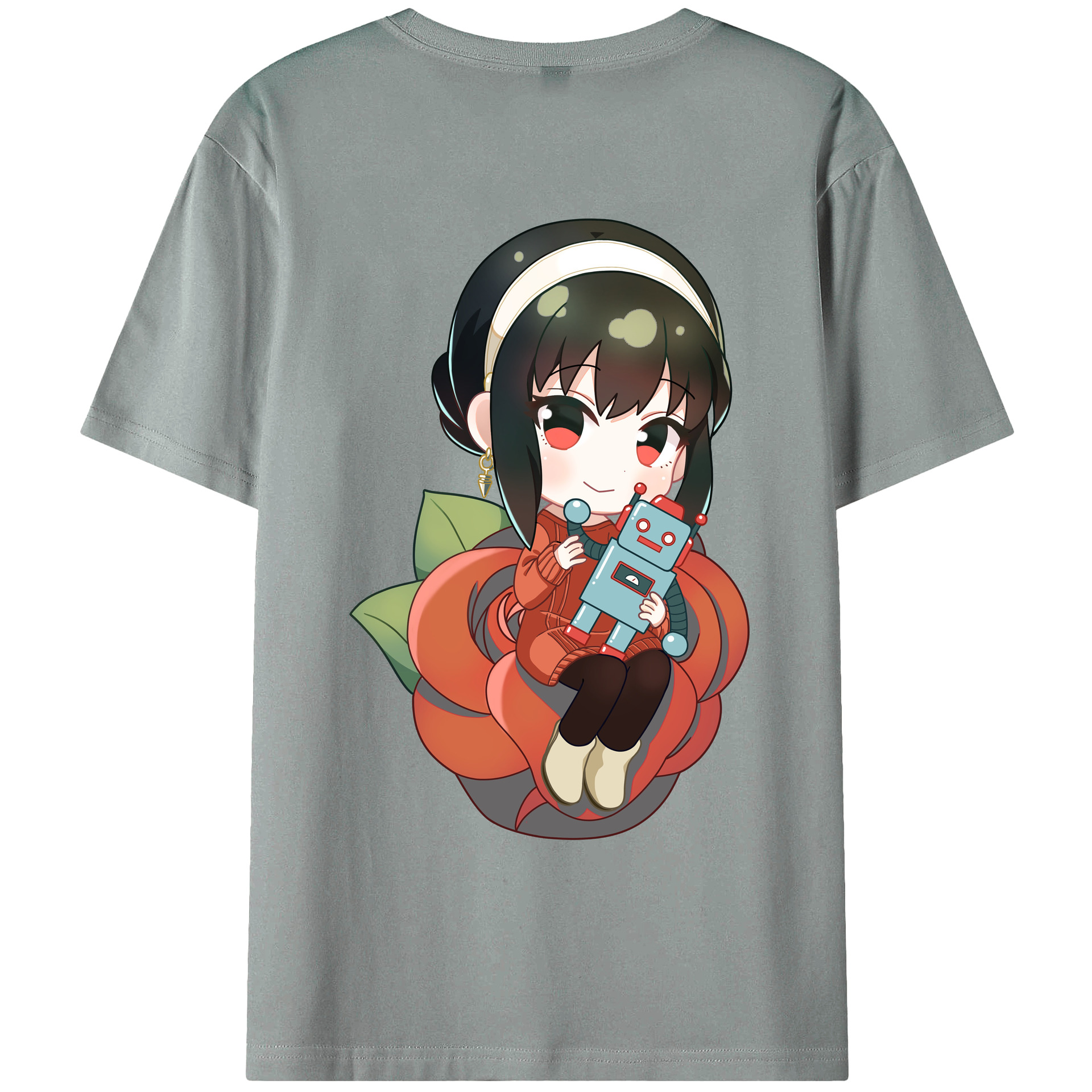 （画像用） SPY×FAMILY间谍家家酒 綿100％ メンズ半袖Tシャツ（バックプリント） 通気性